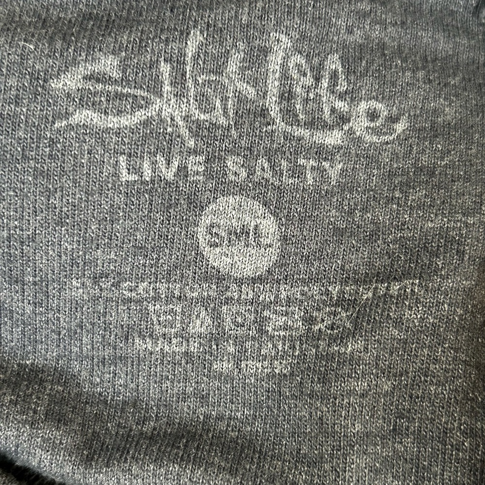 Salt Life Women’s Small Heather Blue Crewneck Sweatshirt Long Sleeve Graphic - Picture 7 of 7